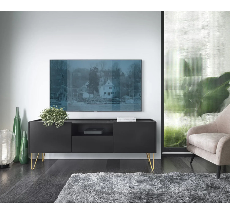 Тумба TV Harmony RTV 144 чорний4